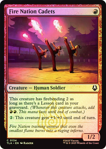 Fire Nation Cadets (TLA-134)、Magic: The Gathering、kayou