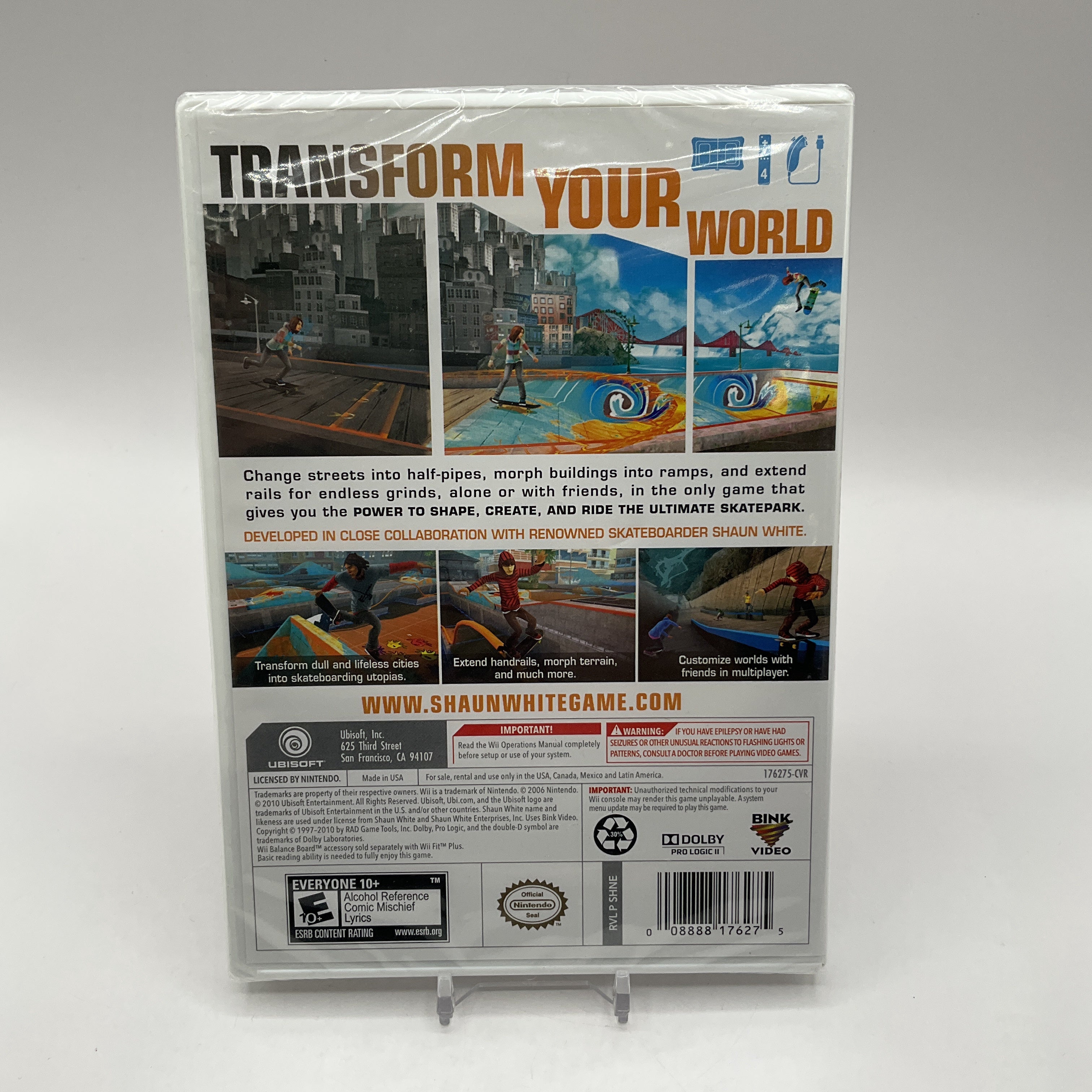 Shaun White Skateboarding Wii Sealed、Collector Store LLC - VG、kayou