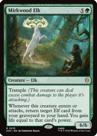 Mirkwood Elk (HOC-210) - The Hobbit: Eternal-Legal、Wizards of the Coast、kayou