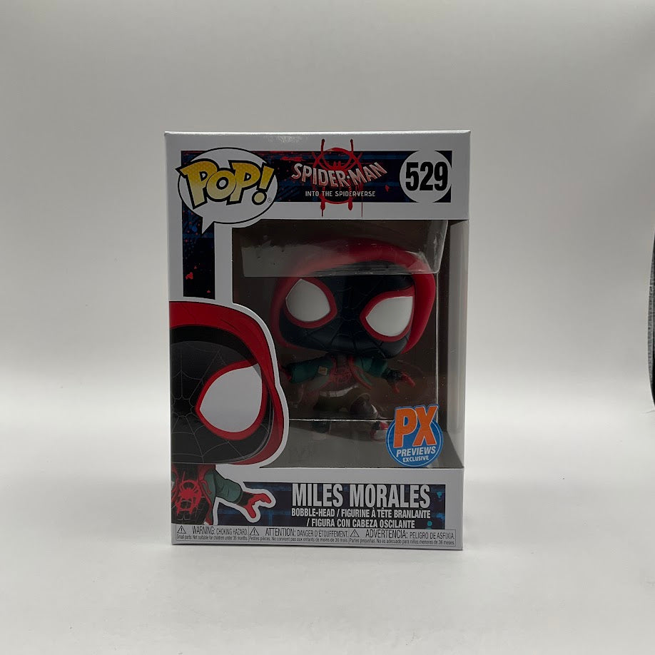 Miles Morales Funko Pop! Spider-Man Into the Spider-Verse #529 PX Previews、Funko、kayou