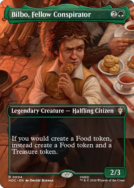Bilbo, Fellow Conspirator (Borderless Scene) | The Hobbit Commander、Magic: The Gathering、kayou