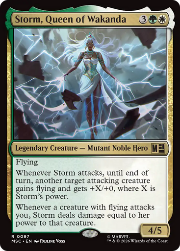 Storm, Queen of Wakanda (Foil) | Marvel Super Heroes Commander、Magic: The Gathering、kayou