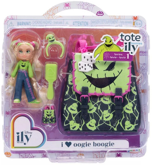 Disney ily 4EVER Tote Ily Teenies Halloween Series 1 I Love Oogie Boogie 2.25-Inch Mini Doll、ToyWiz、kayou
