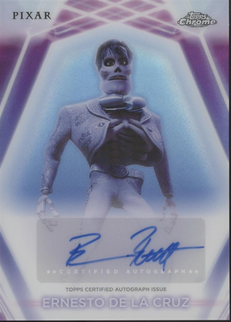 Benjamin Bratt as Ernesto De La Cruz 2026 Topps Chrome Disney Neon Auto #CNA-BBR、Collector Store LLC、kayou