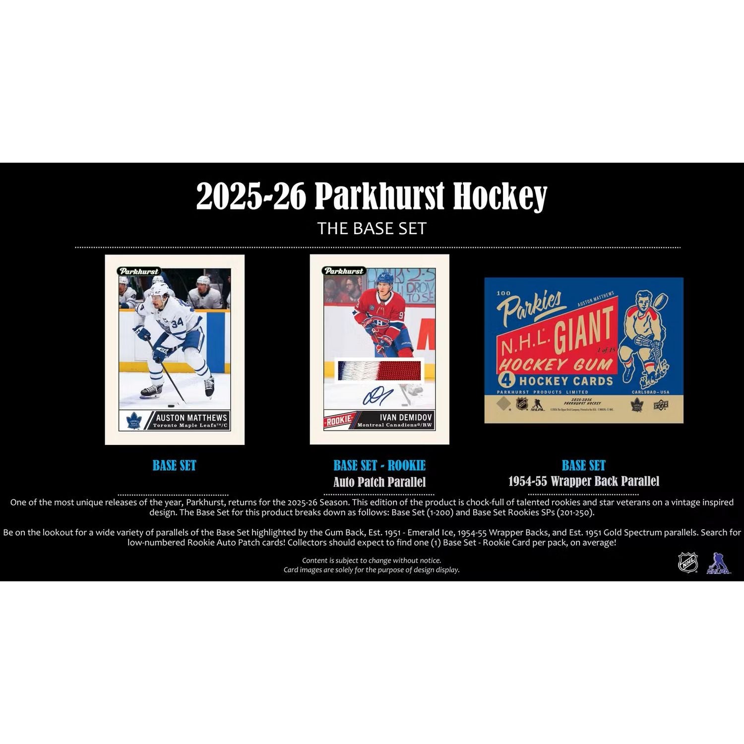 2025-26 Upper Deck Parkhurst Hockey Hobby Box *Contact Us To Order*、Upper Deck、kayou