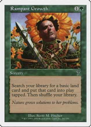 Rampant Growth (7ED-262) - 7th Edition Foil、Wizards of the Coast、kayou