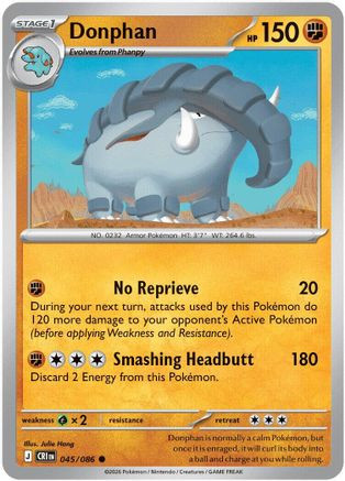 Donphan 45 - ME04 Chaos Rising Reverse Holofoil、The Pokémon Company、kayou