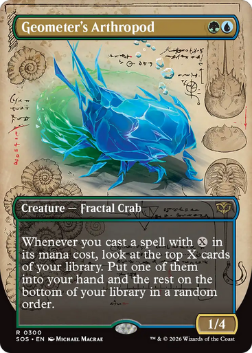 Geometer's Arthropod (Borderless Field Notes Foil) | Secrets of Strixhaven、Magic: The Gathering、kayou