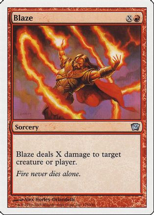 Blaze (9ED-175) - 9th Edition、Wizards of the Coast、kayou