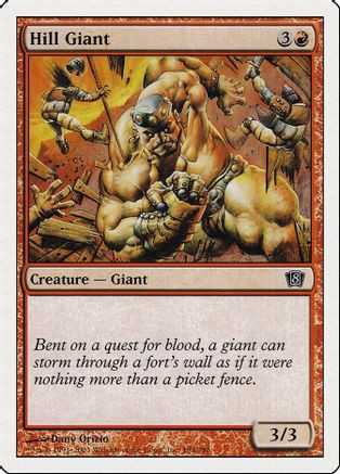 Hill Giant (8ED-194) - 8th Edition Foil、Wizards of the Coast、kayou