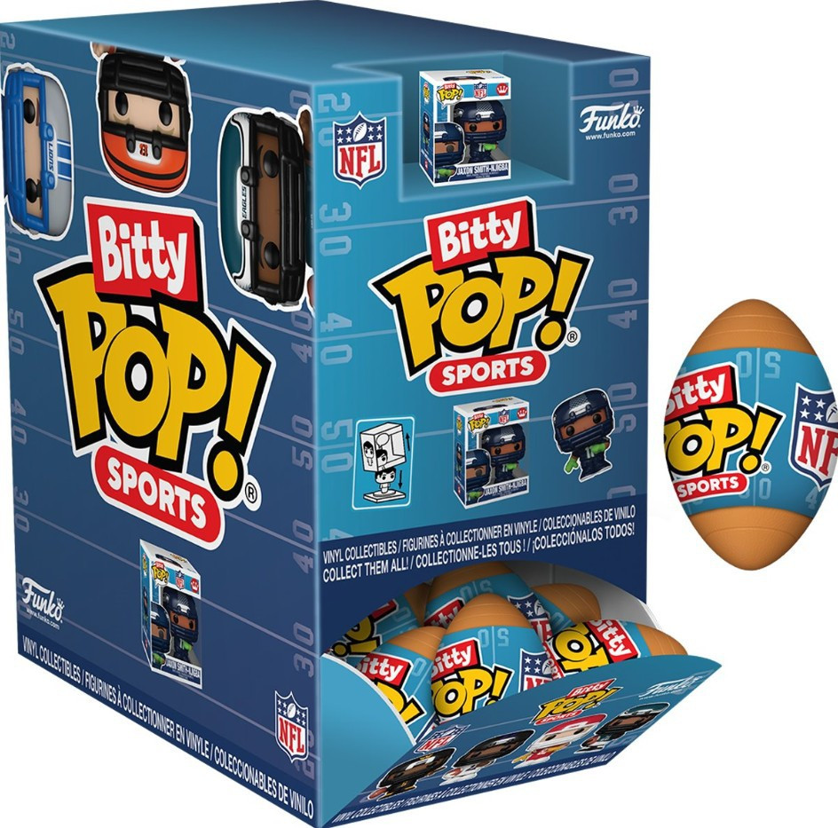 Funko NFL Bitty POP! Football Mystery Box 24 RANDOM Figures、ToyWiz、kayou