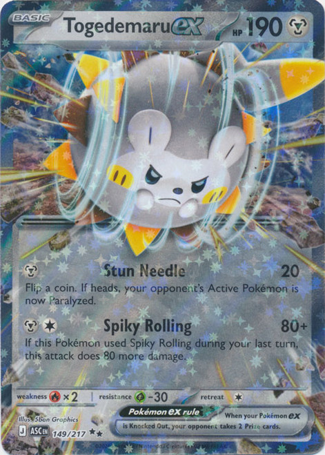 ME Ascended Heroes 149/217 Togedemaru ex (Half Art)、Pokemon、kayou