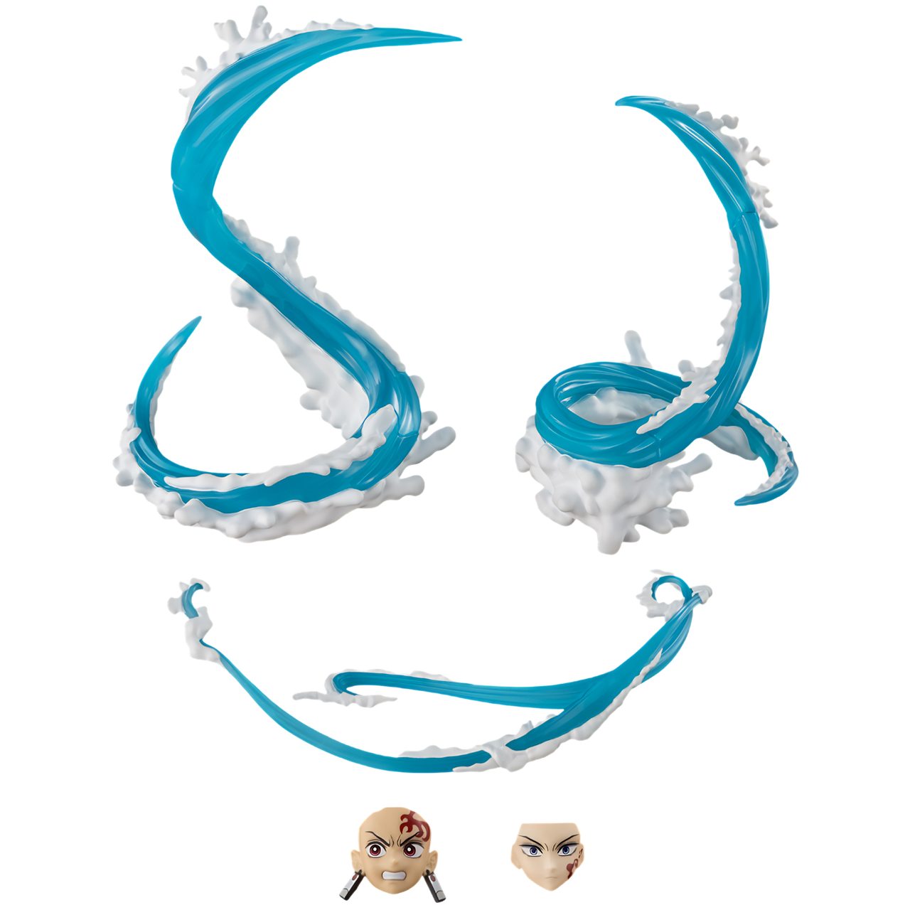 Demon Slayer: Kimetsu no Yaiba: Tanjiro Kamado & Giyu Tomioka Water Breathing Effect Parts Set TAMASHII NATIONS S.H.Figuarts (PREORDER)、Bandai、kayou