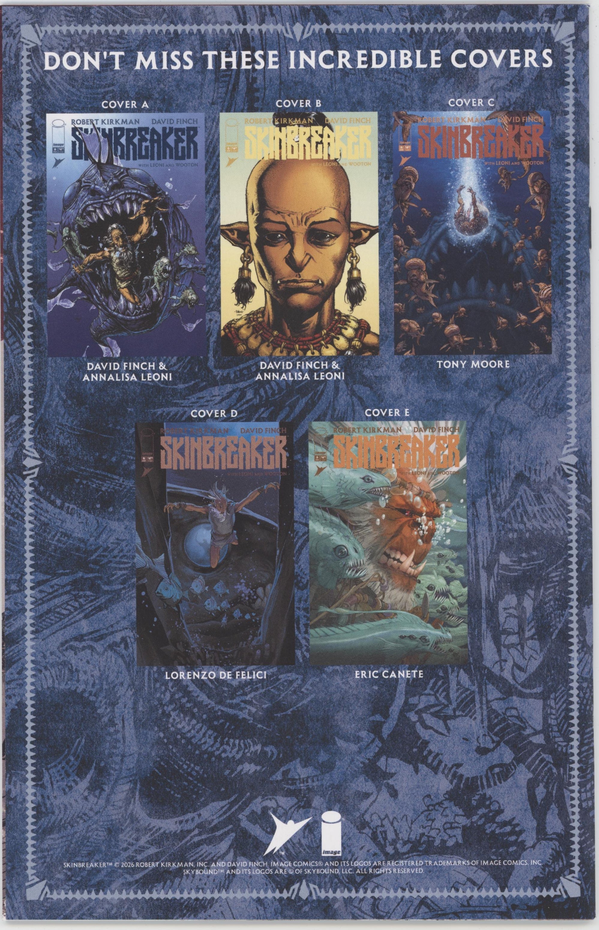 Skinbreaker #6 Cover C 1 in 10 Tony Moore Variant、Image Comics、kayou
