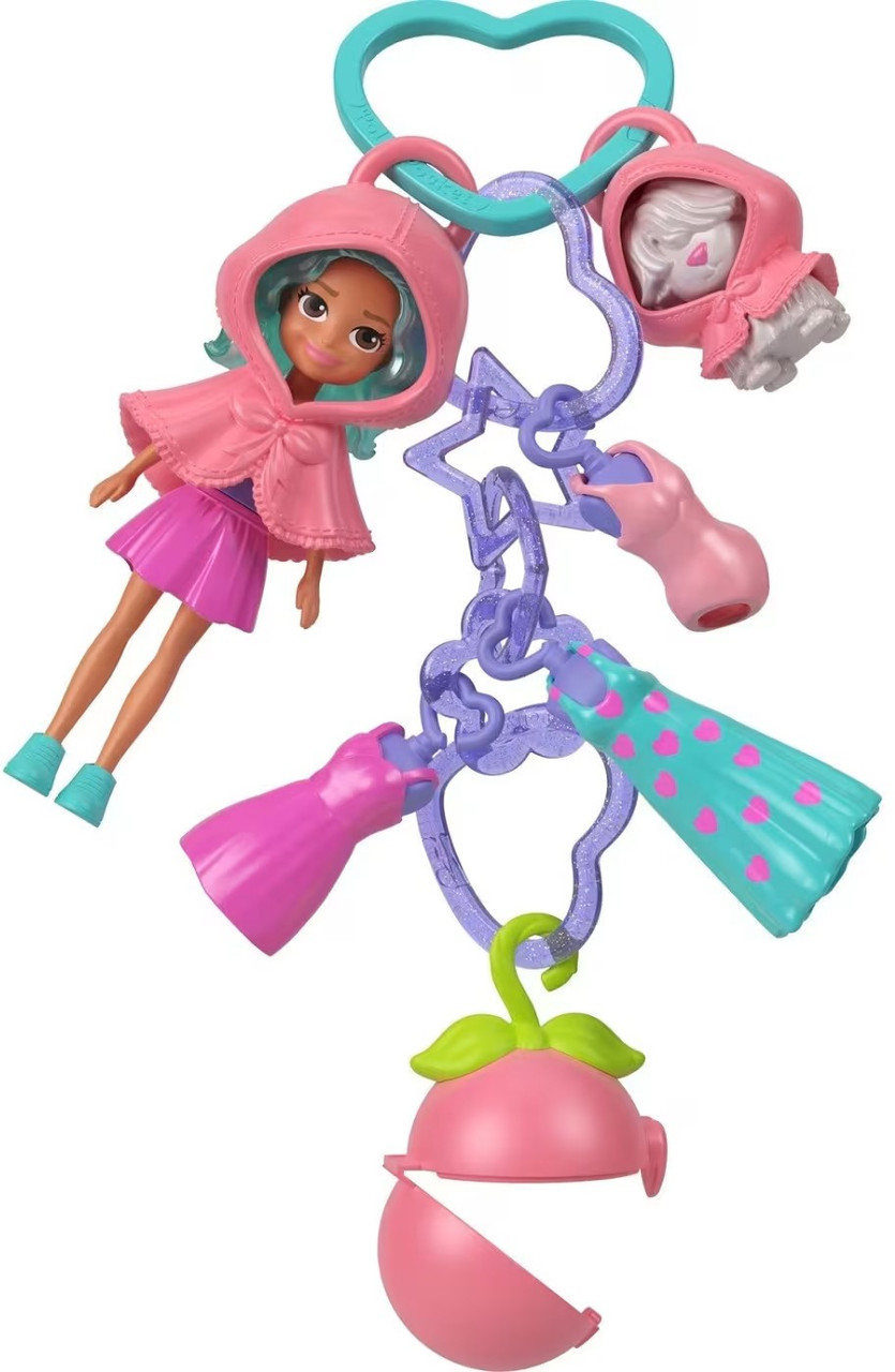 Polly Pocket Keychain Style Peach Kit、ToyWiz、kayou
