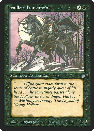 Headless Horseman (LEG-102) - Legends (HP)、Wizards of the Coast、kayou