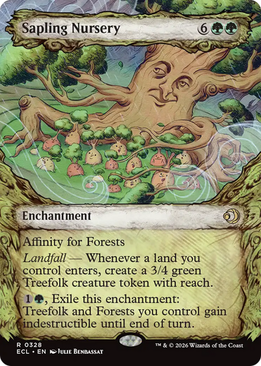 Sapling Nursery (Fable Frame Foil) | Lorwyn Eclipsed、Magic: The Gathering、kayou