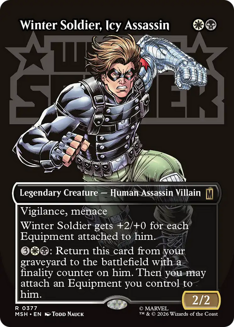 Winter Soldier, Icy Assassin (Logo Art Foil) | Marvel Super Heroes、Magic: The Gathering、kayou