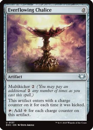 Everflowing Chalice (EOC-137) - Commander: Edge of Eternities、Wizards of the Coast、kayou