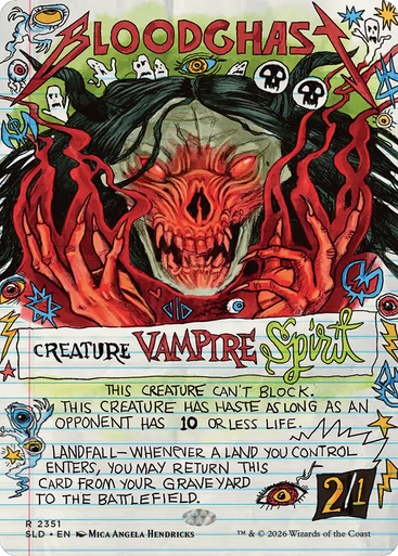 Bloodghast (Foil) (Secret Lair - Notebook Genius) | Secret Lair Drops、Magic: The Gathering、kayou
