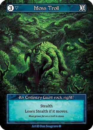 Moss Troll (Foil) - Gothic Foil、Gothic、kayou