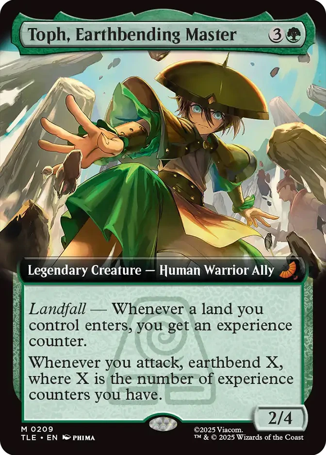 Toph, Earthbending Master (TLE2-209)、Magic: The Gathering、kayou