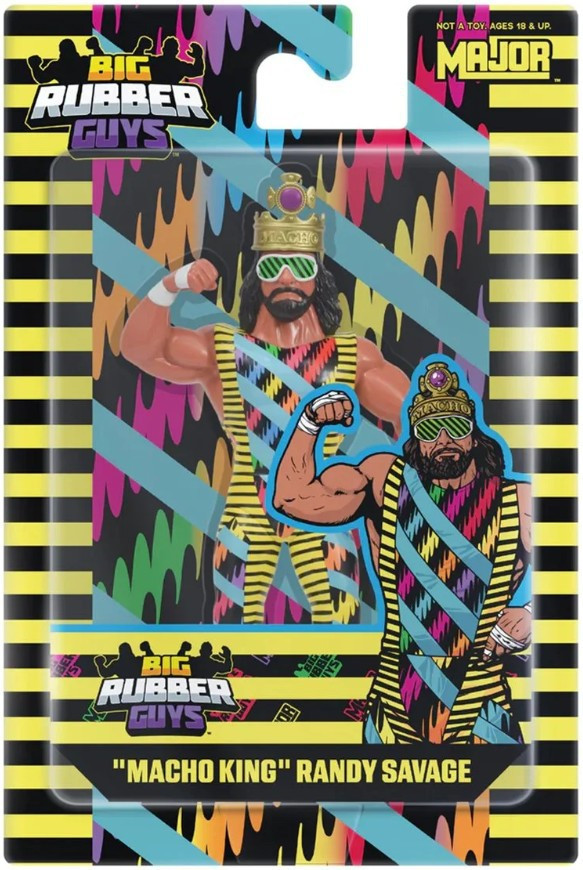 Big Rubber Guys WWE Wrestling Macho King Randy Savage 8-Inch Figure (Pre-Order ships September)、ToyWiz、kayou