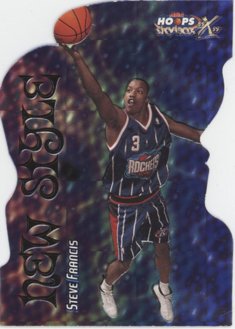 Steve Francis 1999-00 Skybox NBA Hoops New Style Die-Cut 1280/1989 #1、Collector Store LLC、kayou
