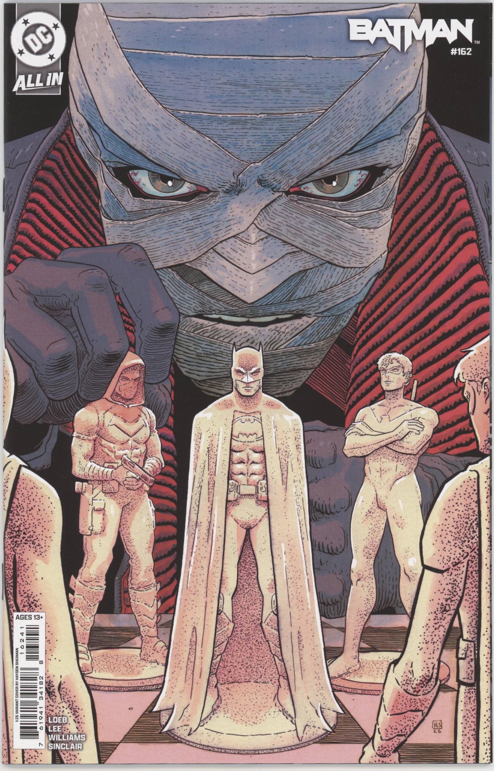 Batman #162 Cover G 1 in 25 Hayden Sherman Card Stock Variant、DC Comics、kayou