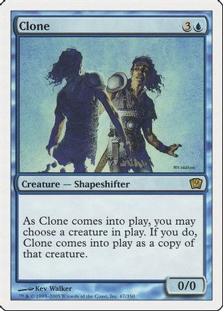 Clone (9ED-067) - 9th Edition Foil、Wizards of the Coast、kayou