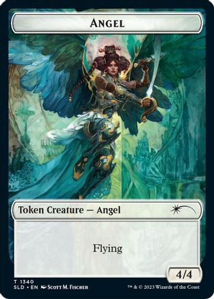Angel (SLD) // Soldier (CMR) Double-sided Token (SLD-1340 // 2) - Secret Lair Drop Series、Wizards of the Coast、kayou