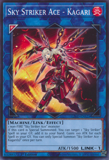 L26D-ENS25 Sky Striker Ace - Kagari (Common)、Yu-Gi-Oh!、kayou