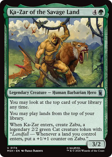 Ka-Zar of the Savage Land (Foil) | Marvel Super Heroes、Magic: The Gathering、kayou