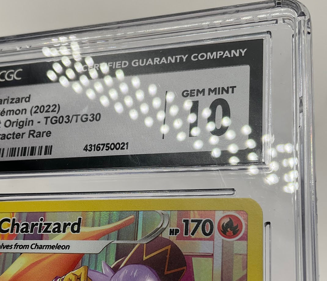 Charizard Pokemon Lost Origin Character Rare #TG03 CGC 10、Collector Store LLC Gaming、kayou