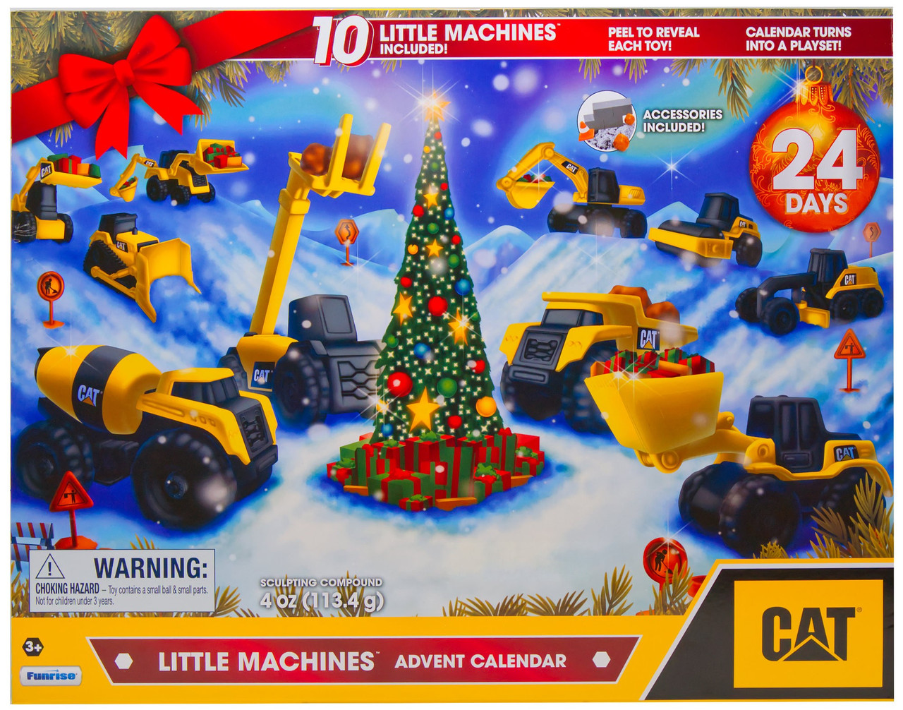 CAT Little Machines 2026 Advent Calendar 24 Surprises Including 10 Little Machines!、ToyWiz、kayou