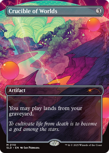 Crucible of Worlds (Secret Lair - Alien Auroras) | Secret Lair Drops、Magic: The Gathering、kayou