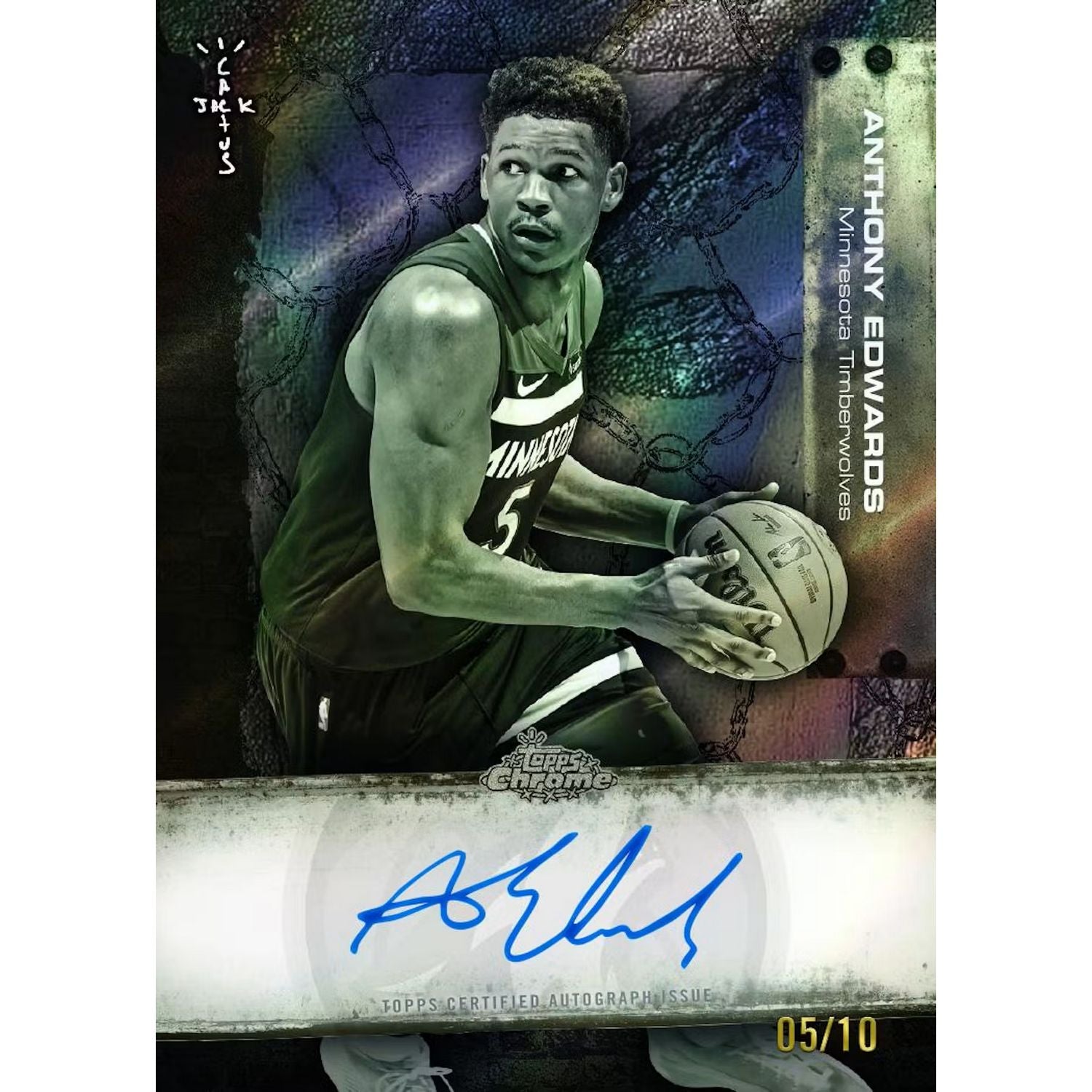 2025-26 Topps Chrome Cactus Jack Basketball Hobby Box、Topps、kayou
