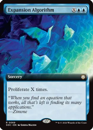 Expansion Algorithm (Extended Art) (SOC-069) - Commander: Secrets of Strixhaven、Wizards of the Coast、kayou