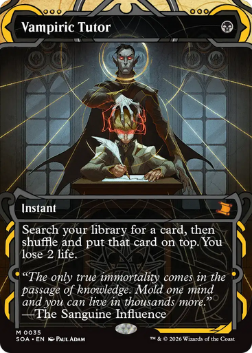 Vampiric Tutor (Mystical Archive Foil) | Secrets of Strixhaven Mystical Archive、Magic: The Gathering、kayou