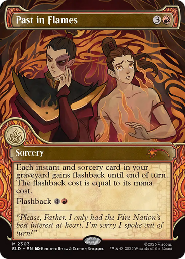 Past in Flames (Foil) (Secret Lair - Avatar: The Last Airbender: One With the Elements) | Secret Lair Drops、Magic: The Gathering、kayou
