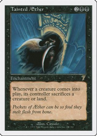 Tainted Aether (7ED-167) - 7th Edition、Wizards of the Coast、kayou