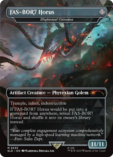 Blightsteel Colossus FAS-BOR7 Horus (Secret Lair - Horizon: Into the Forbidden West) | Secret Lair Drops、Magic: The Gathering、kayou