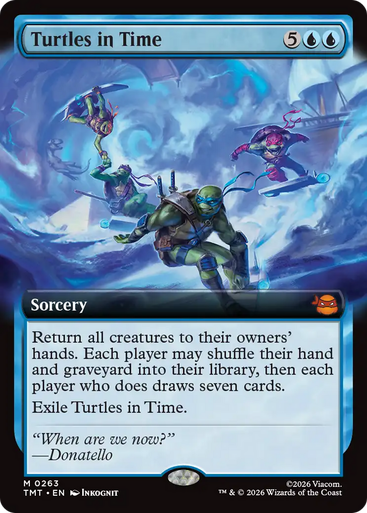 Turtles in Time (Extended Art Foil) | Teenage Mutant Ninja Turtles、Magic: The Gathering、kayou