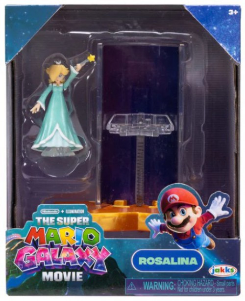 Super Mario Galaxy Movie Rosalina with Star Launcher 1.5-Inch Mini Figure、ToyWiz、kayou
