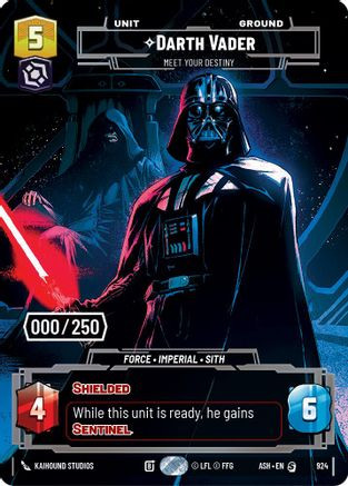 Darth Vader - Meet Your Destiny (Serialized) (924) - Ashes of the Empire Foil、Fantasy Flight Games、kayou