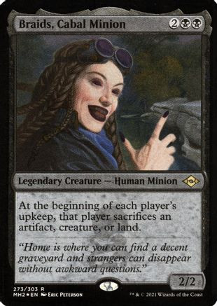 Braids, Cabal Minion (Foil Etched) (MH2-273) - Modern Horizons 2 Foil、Wizards of the Coast、kayou