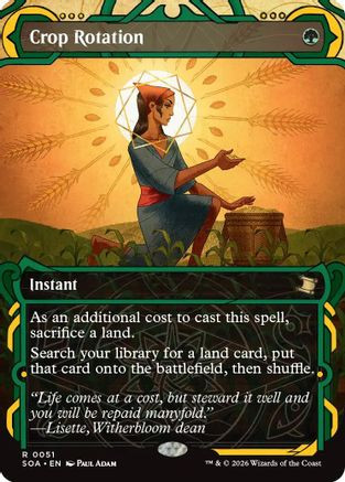 Crop Rotation (SOA-051) - Secrets of Strixhaven: Mystical Archive、Wizards of the Coast、kayou