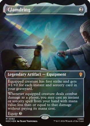 Glamdring (Borderless) (Surge Foil) (HOC-082) - The Hobbit: Eternal-Legal Foil、Wizards of the Coast、kayou