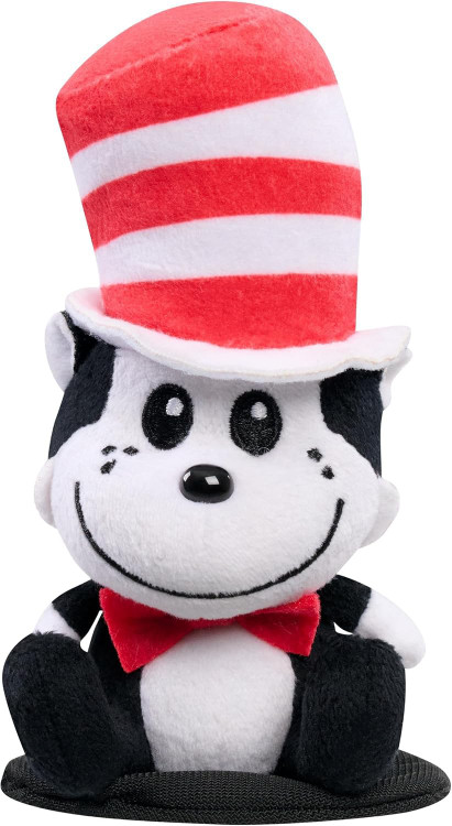 Dr. Seuss Perch'D The Cat in the Hat 5-Inch Magnetic Shoulder Mini Plush、ToyWiz、kayou