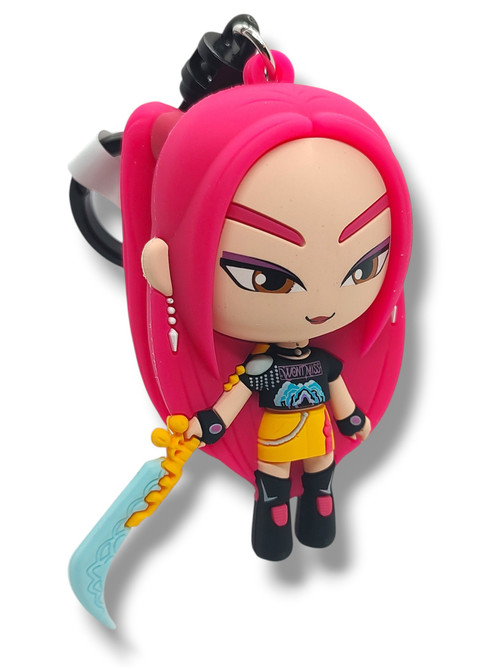 KPop Demon Hunters 3D Figural Foam Bag Clip HUNTR/X Mira 2-Inch Minifigure Loose、ToyWiz、kayou